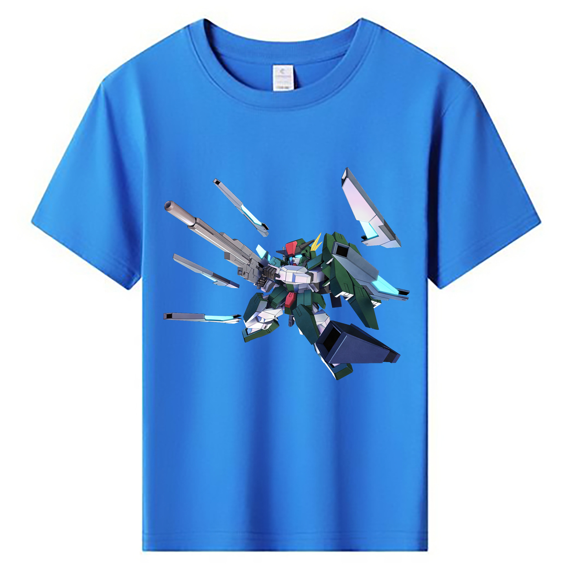 （画像用） 機動戦士ガンダム Mobile Suit Gundam 綿100％キッズTシャツ（フロントプリント）